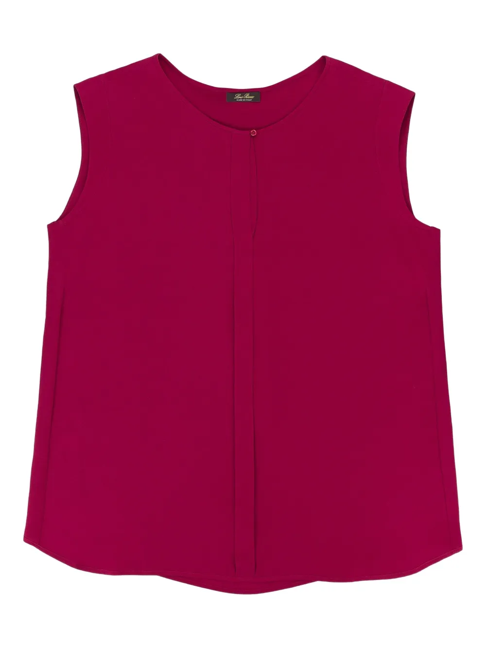 crew-neck sleeveless top