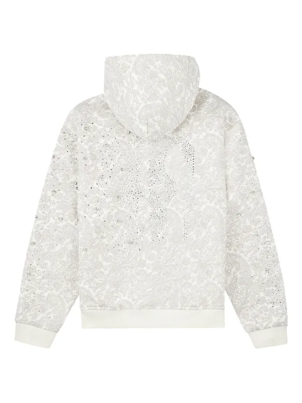 BIRTH OF ROYAL CHILD Cashew Blossom pearl-embellished Hoodie