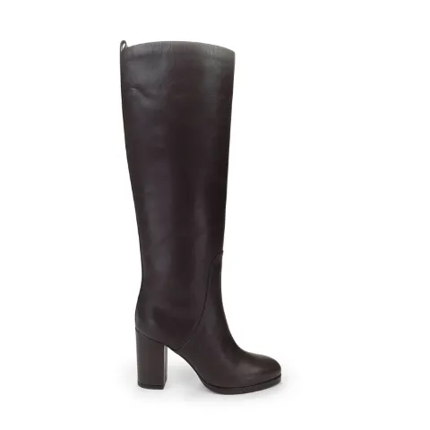 Loro Piana semi-gloss leather boots