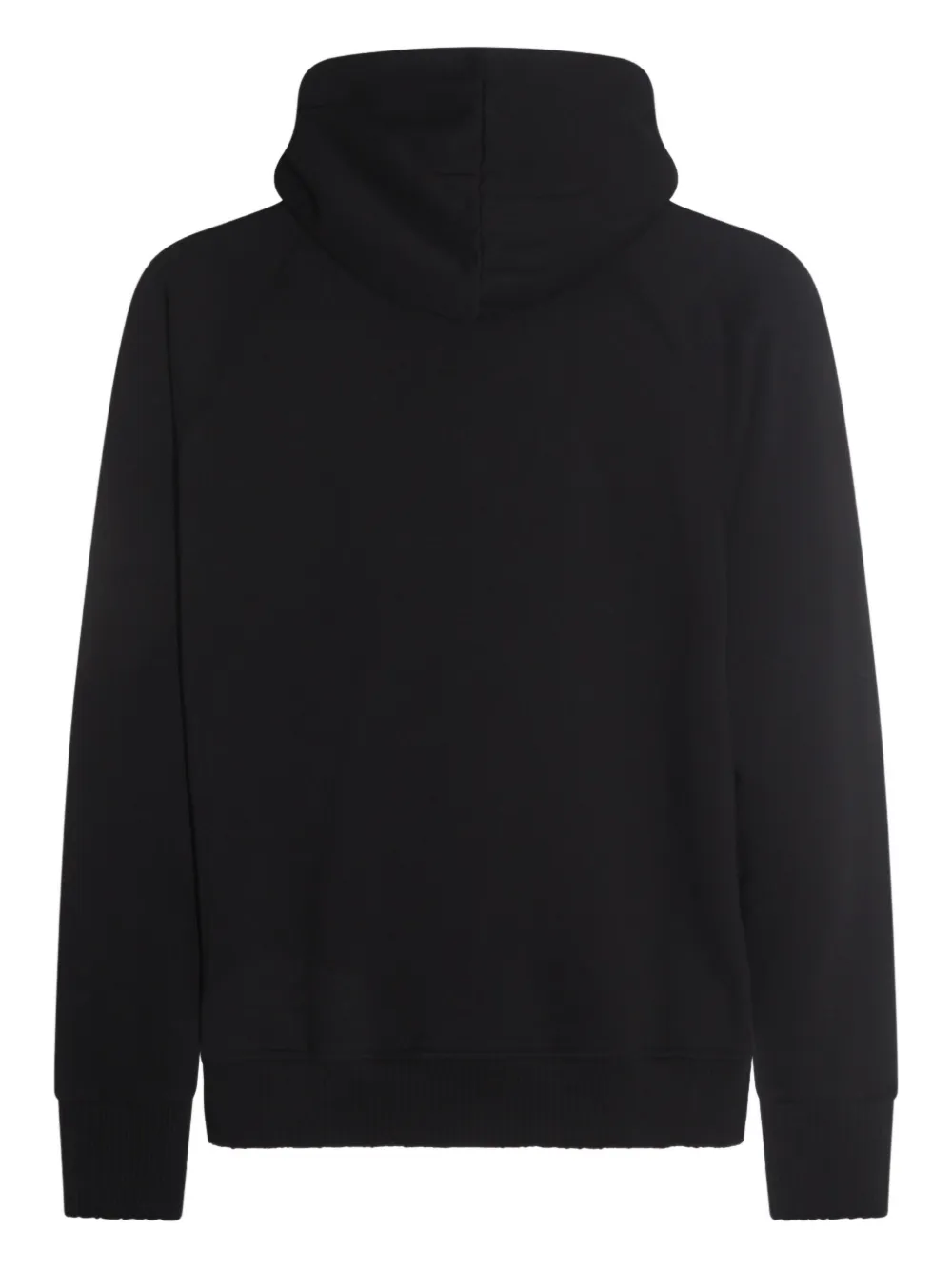 Thom Krom cowl-neck raglan-sleeve hoodie Zwart