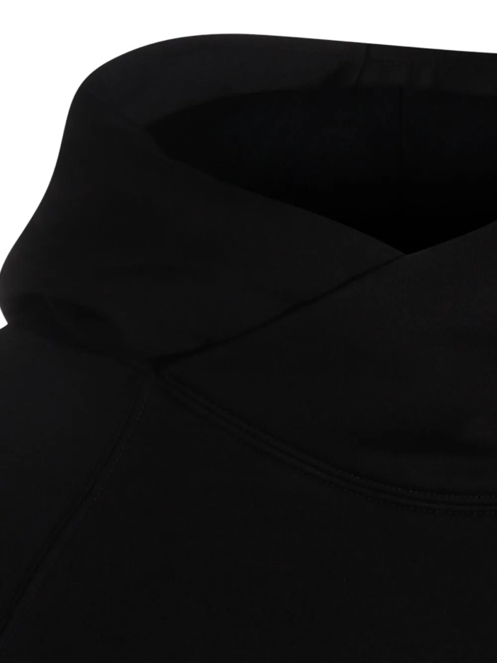 Thom Krom cowl-neck raglan-sleeve hoodie Zwart