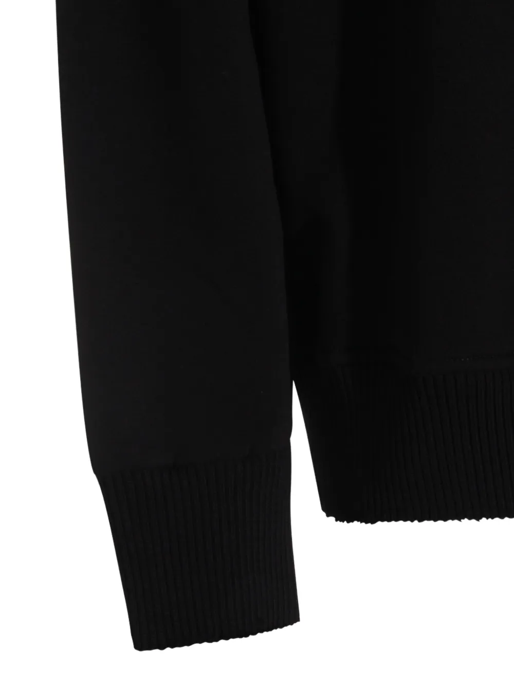 Thom Krom cowl-neck raglan-sleeve hoodie Zwart