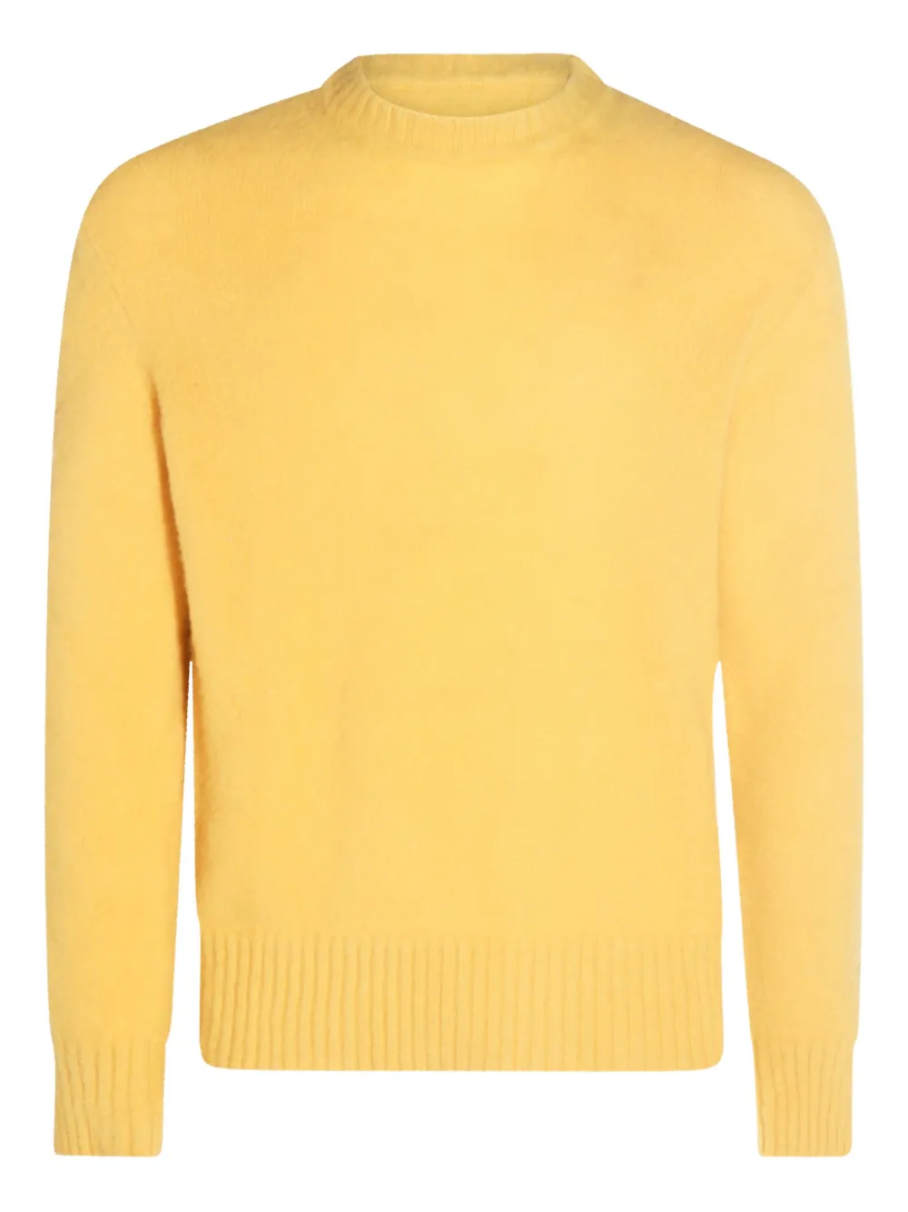 ribbed-cuffs wool sweater