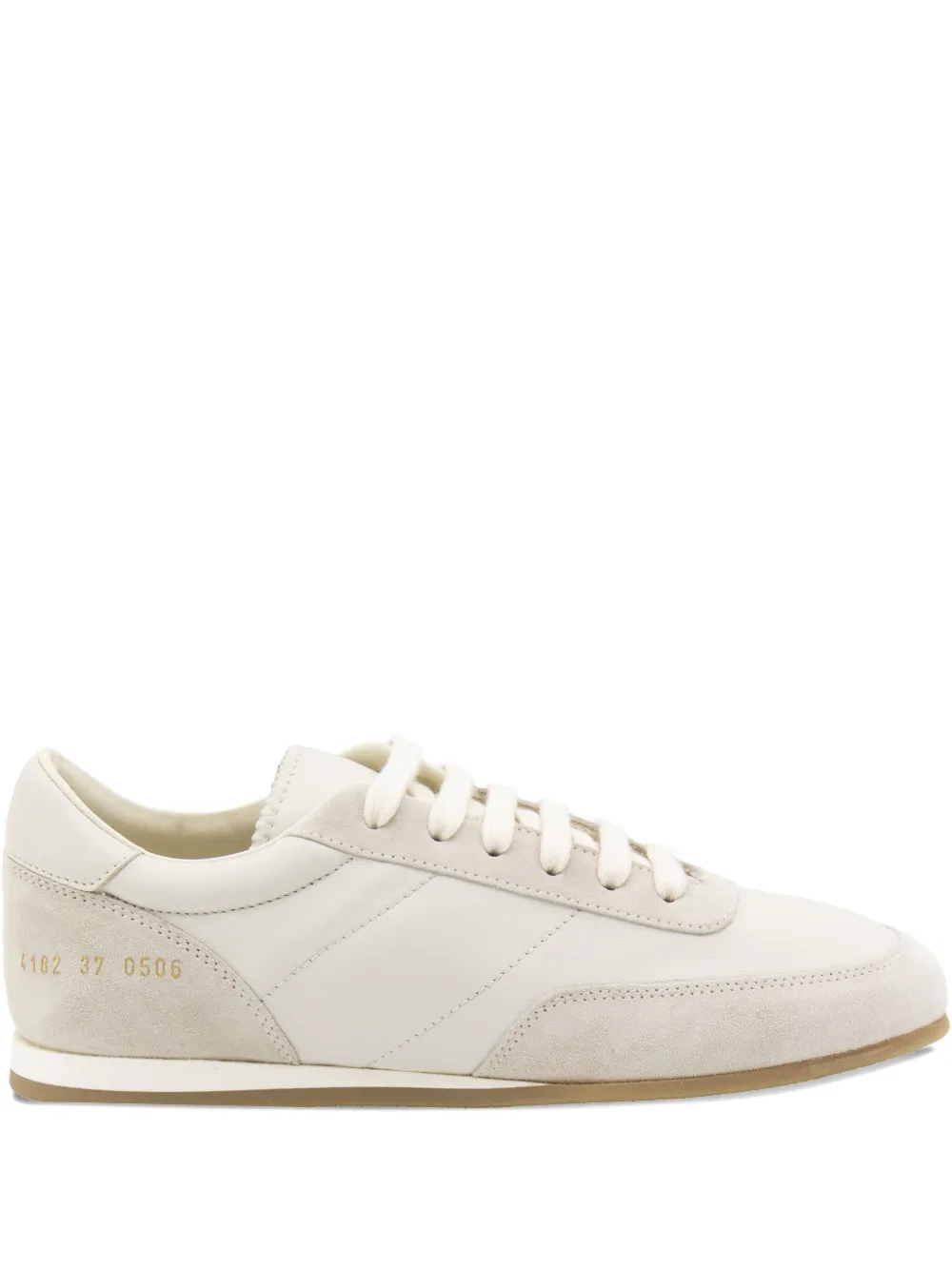Common Projects lace-up suede-leather sneakers White