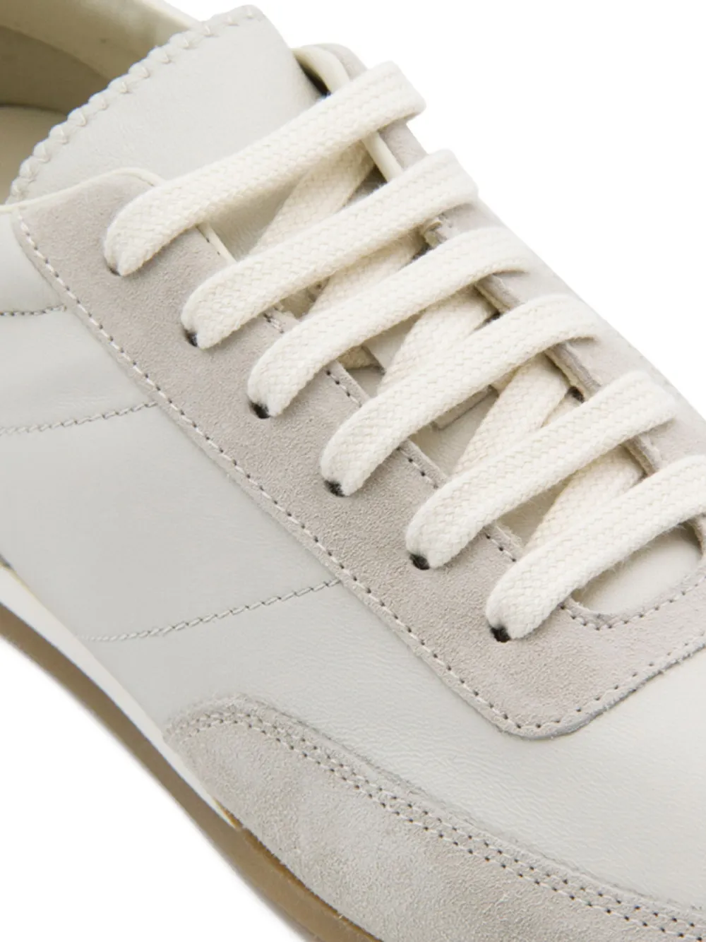 Common Projects lace-up suede-leather sneakers White