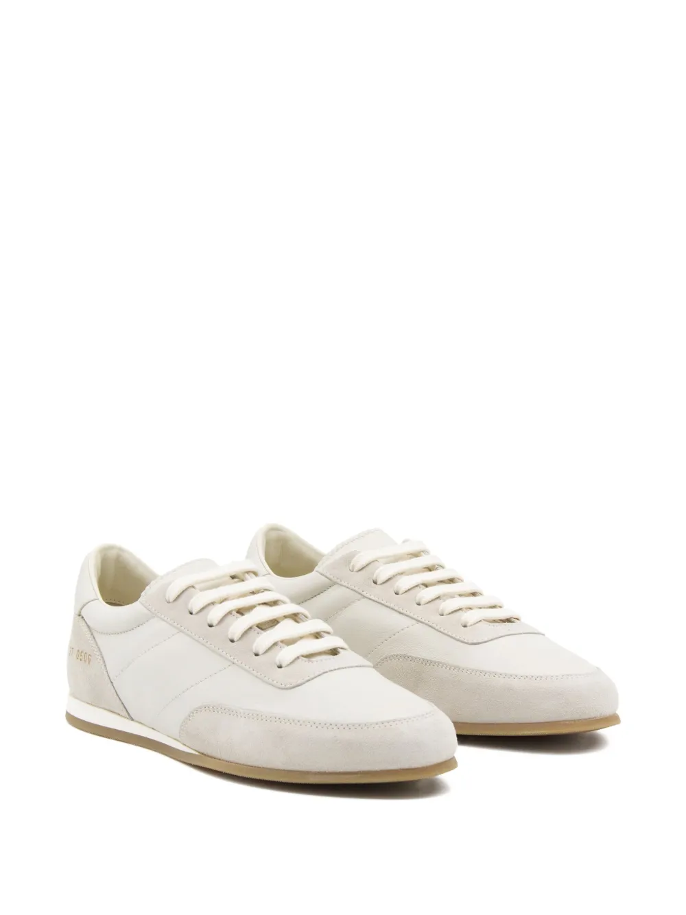 Common Projects lace-up suede-leather sneakers White
