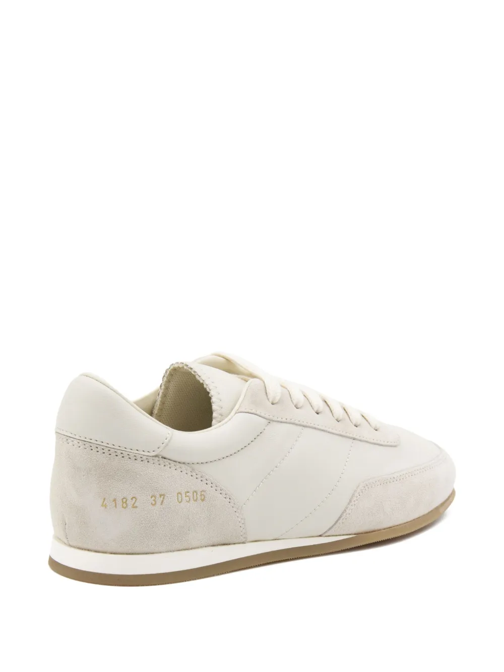 Common Projects lace-up suede-leather sneakers White