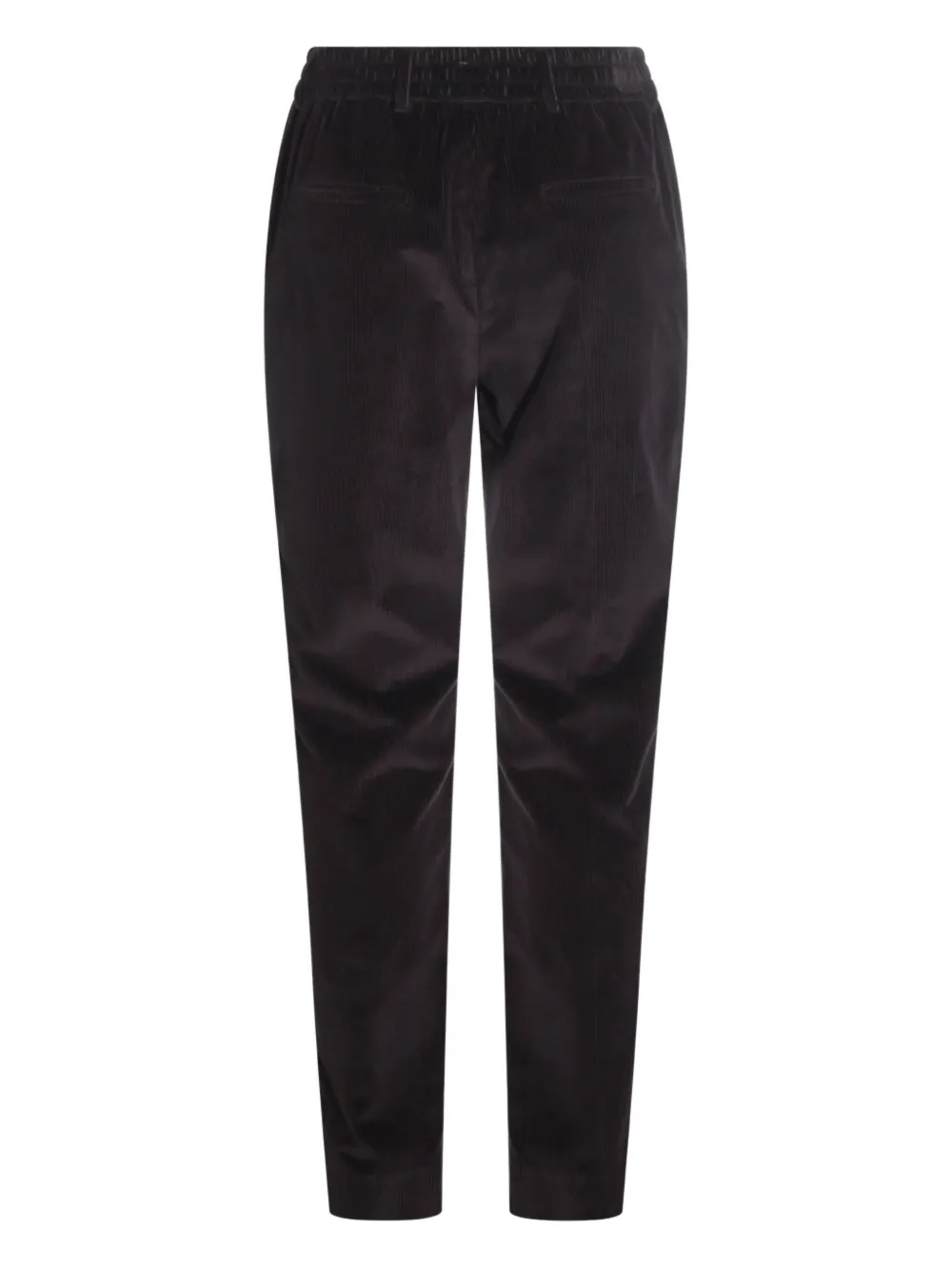 Eleventy drawstring straight trousers - Zwart