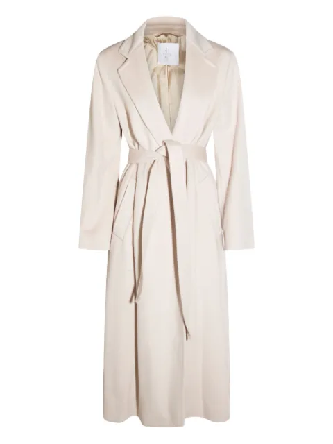 Eleventy belted single-breasted coat