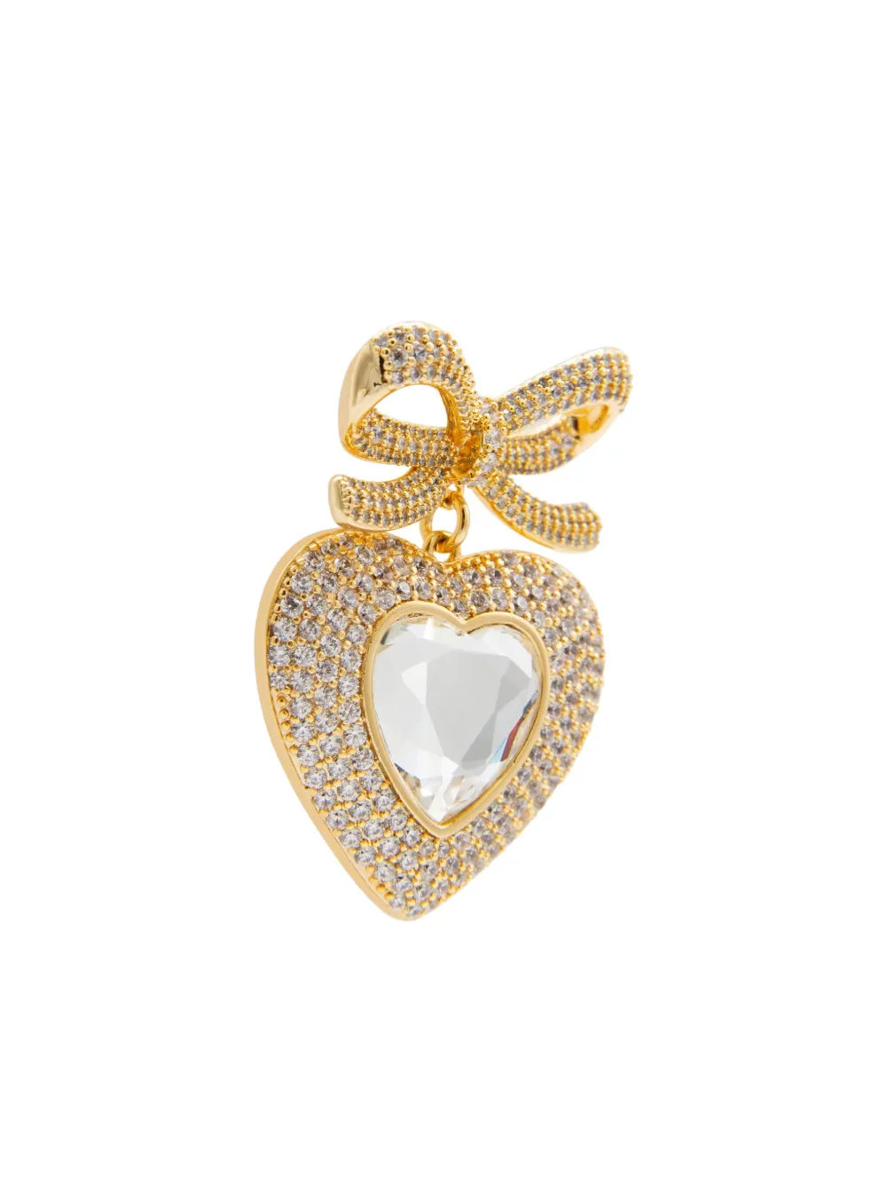 Self-Portrait embellished earrings - Oro