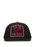 RHUDE Live graphic-print trucker hat - Black