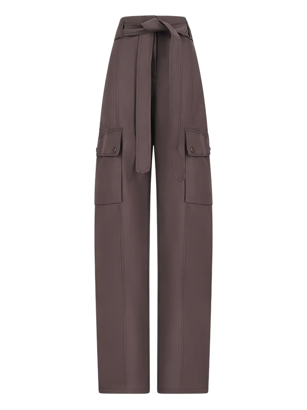 THE ANDAMANE belted cargo trousers Bruin