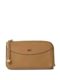 Chloé zip-around chain wallet - Neutrals