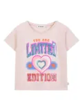 Billieblush sequin-embellished heart-print T-shirt - Pink