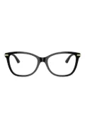 Jimmy Choo Eyewear round-frame clear glasses - Black