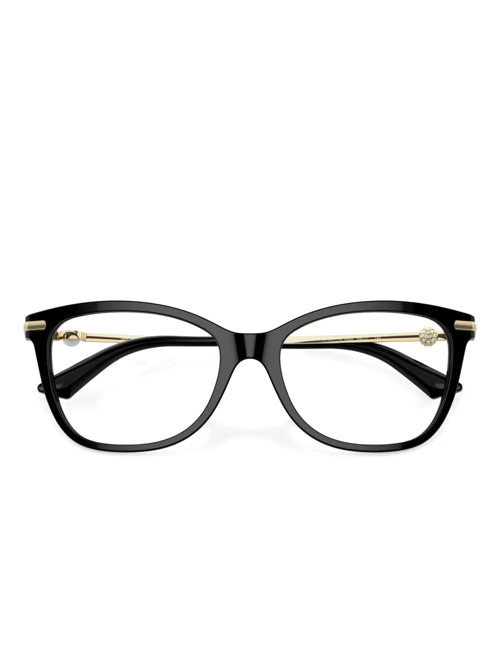 Jimmy Choo Eyewear Bril met rond montuur Zwart