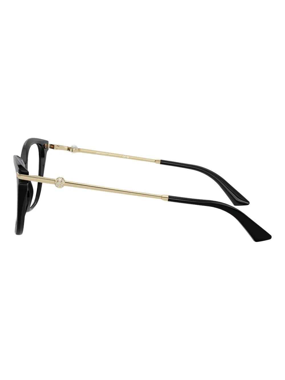 Jimmy Choo Eyewear Bril met rond montuur Zwart