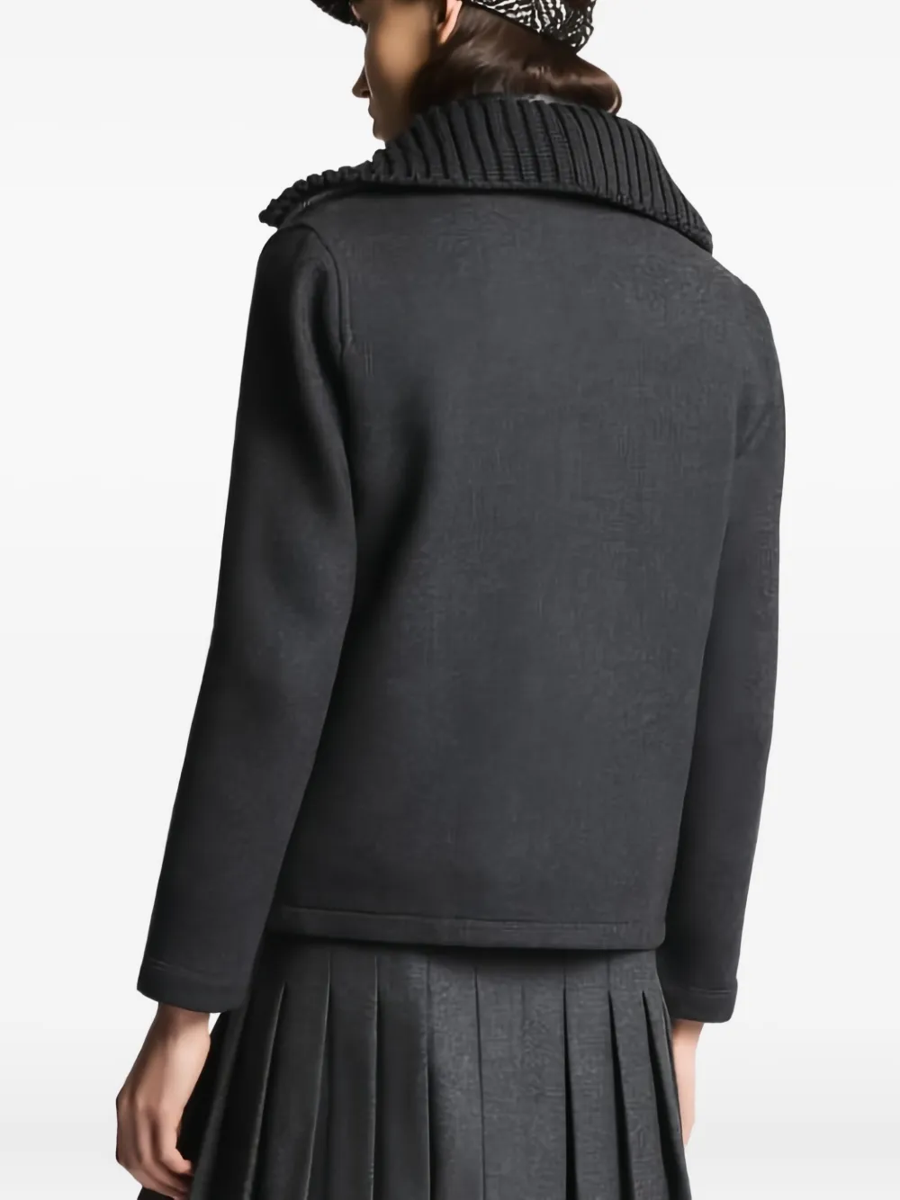 Fay knitted-collar jacket | Single Breasted Coats | Image 2
