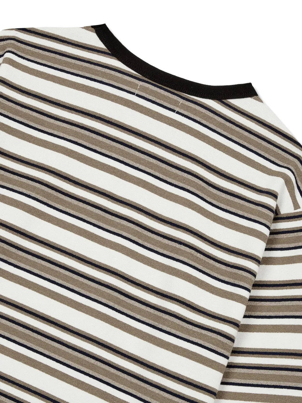 TOMBOY Gestreept T-shirt met lange mouwen Beige