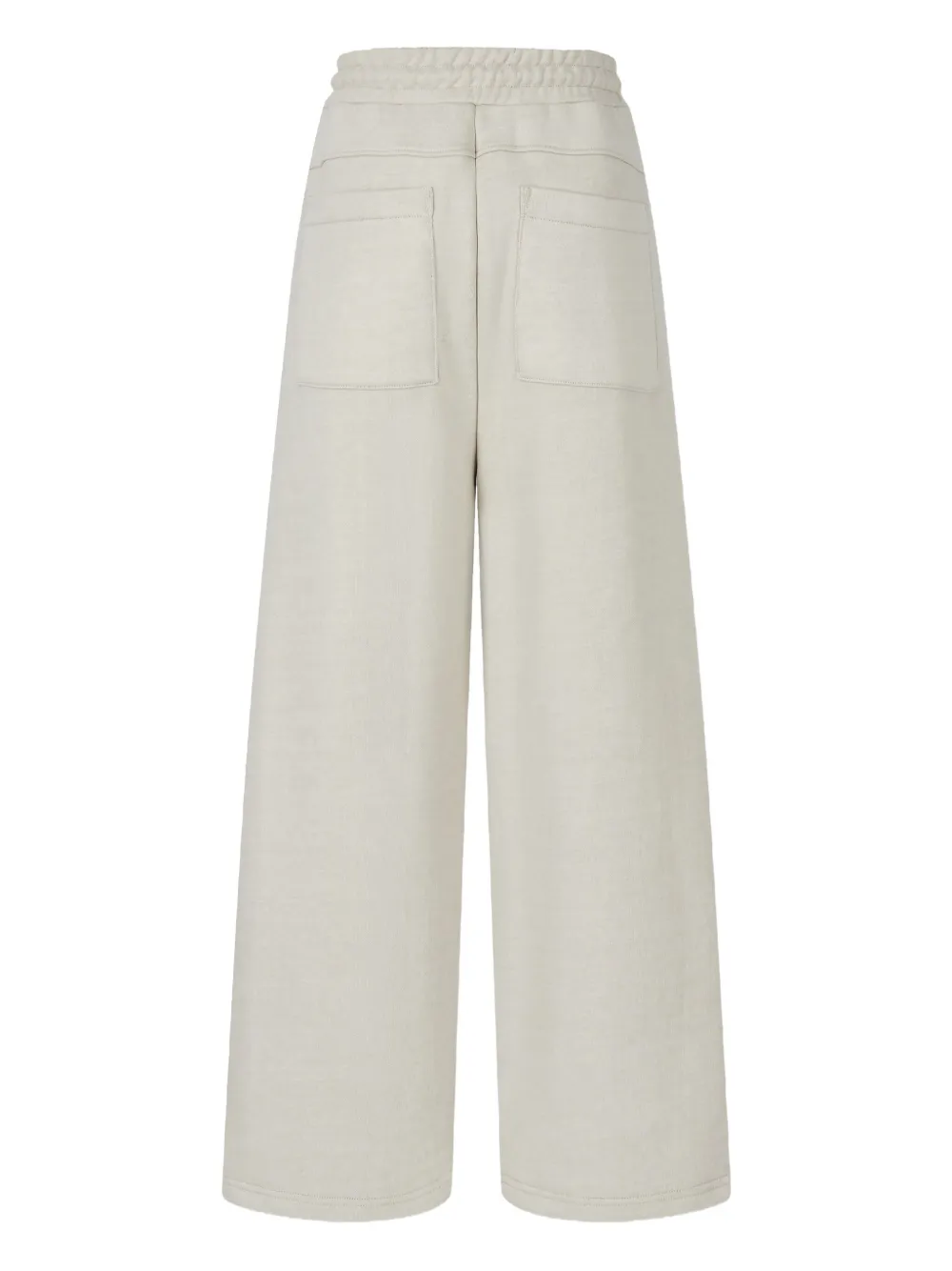 Studio Tomboy Pleated Drawstring Track Pants In Neutral