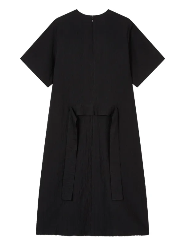 TOMBOY frill-detailed short-sleeve Mini Dress | Black | FARFETCH JO