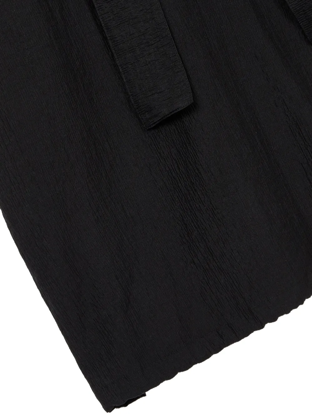 STUDIO TOMBOY Mini-jurk met franje en korte mouwen Zwart