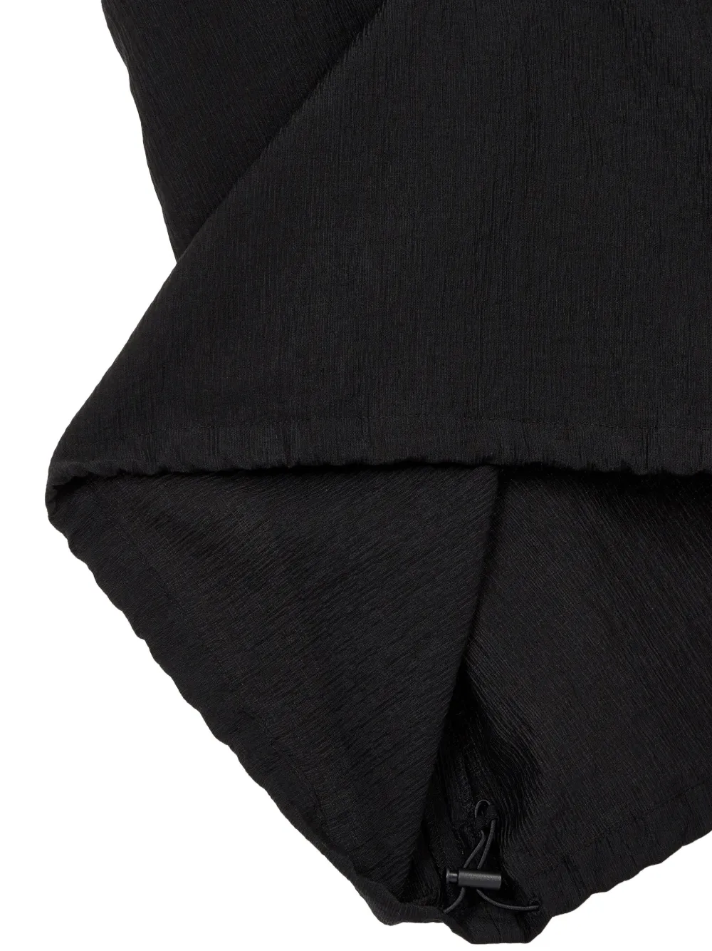 STUDIO TOMBOY Mini-jurk met franje en korte mouwen Zwart