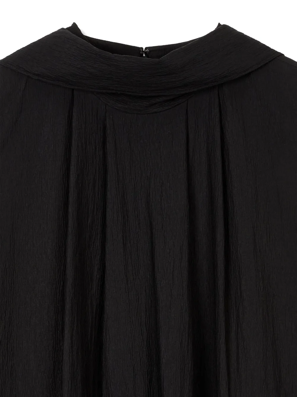 STUDIO TOMBOY Mouwloze mini-jurk met gestrikte hals Zwart