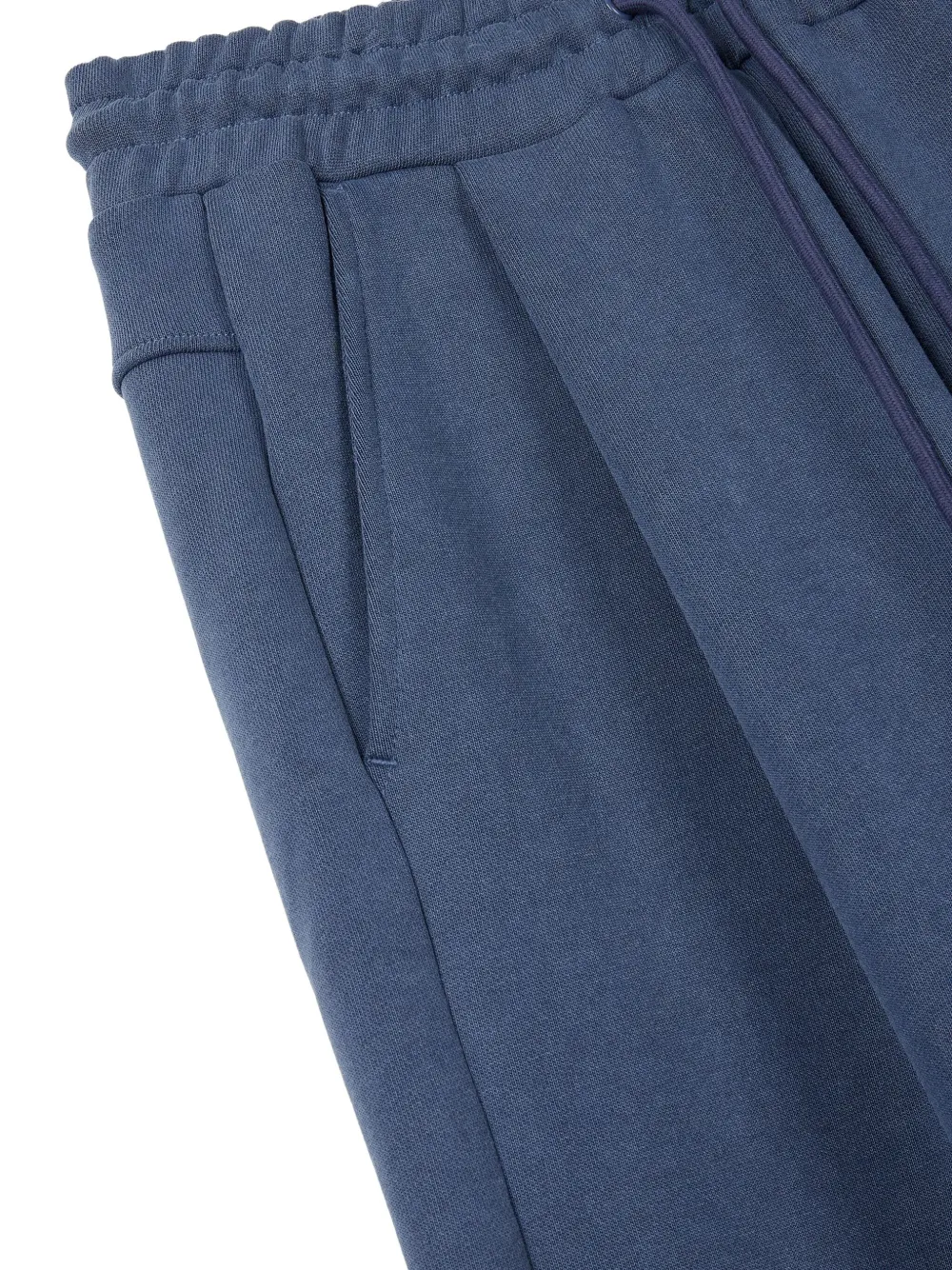 Studio Tomboy Drawstring Pocket Trousers In Blue