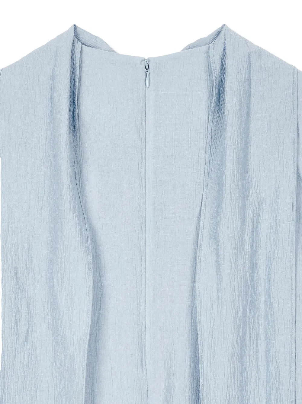 STUDIO TOMBOY Mouwloze mini-jurk met gestrikte hals Blauw