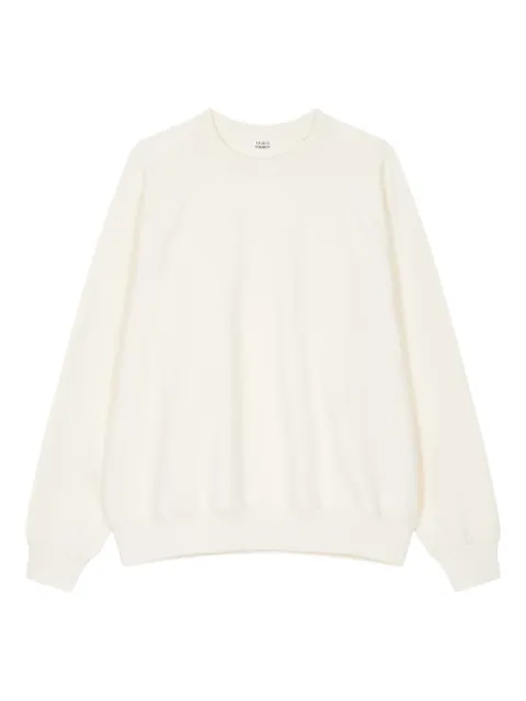 STUDIO TOMBOY back-logo ribbed sweatshirt
