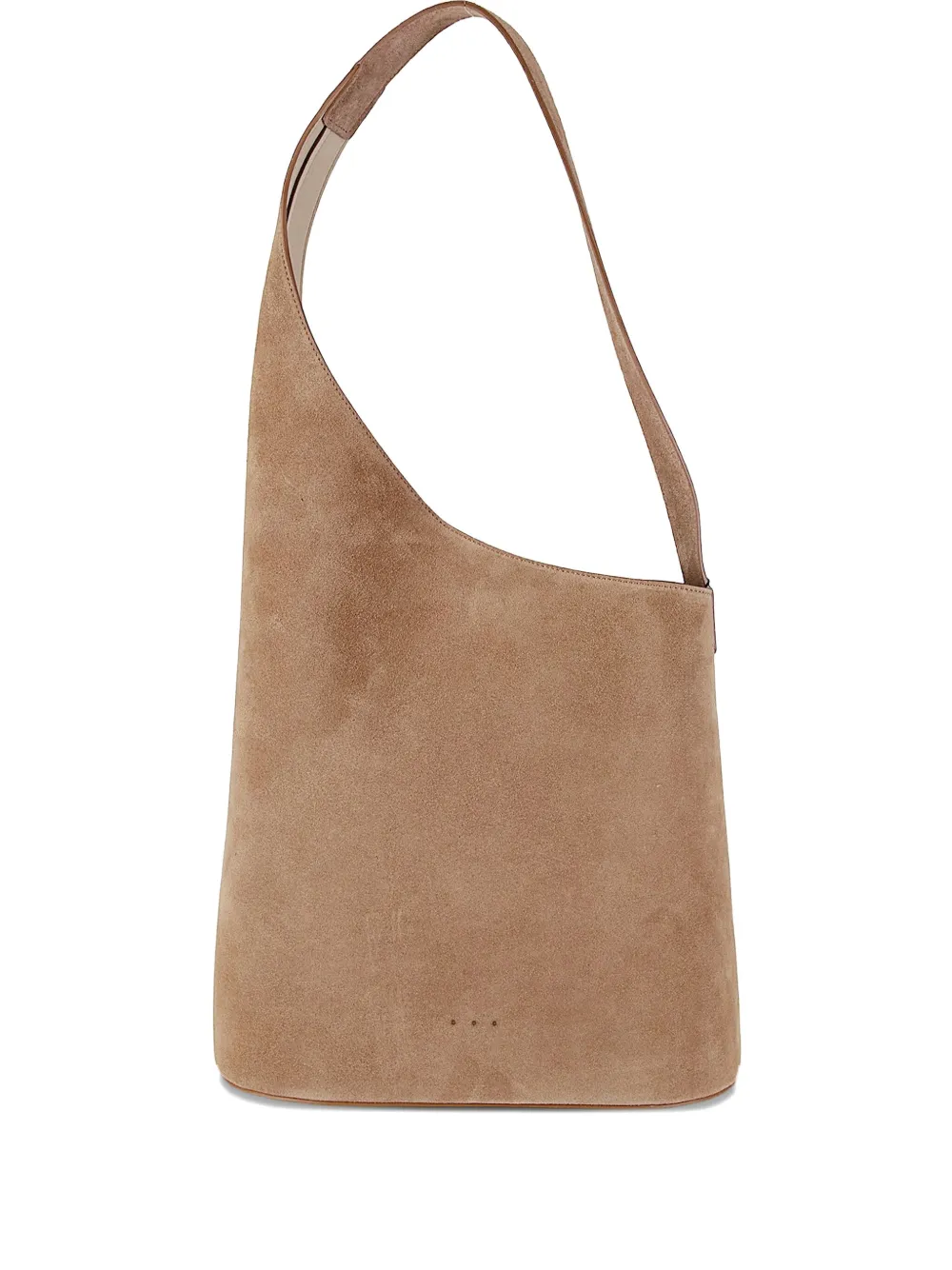 Aesther Ekme Lune suede curved tote bag | Neutrals | Image 1