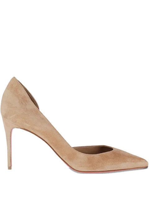 Christian Louboutin 85mm Iriza 85 suede-leather pumps