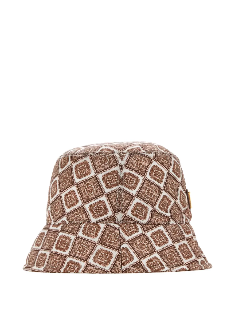 Prada Printed Re-Nylon bucket hat Beige