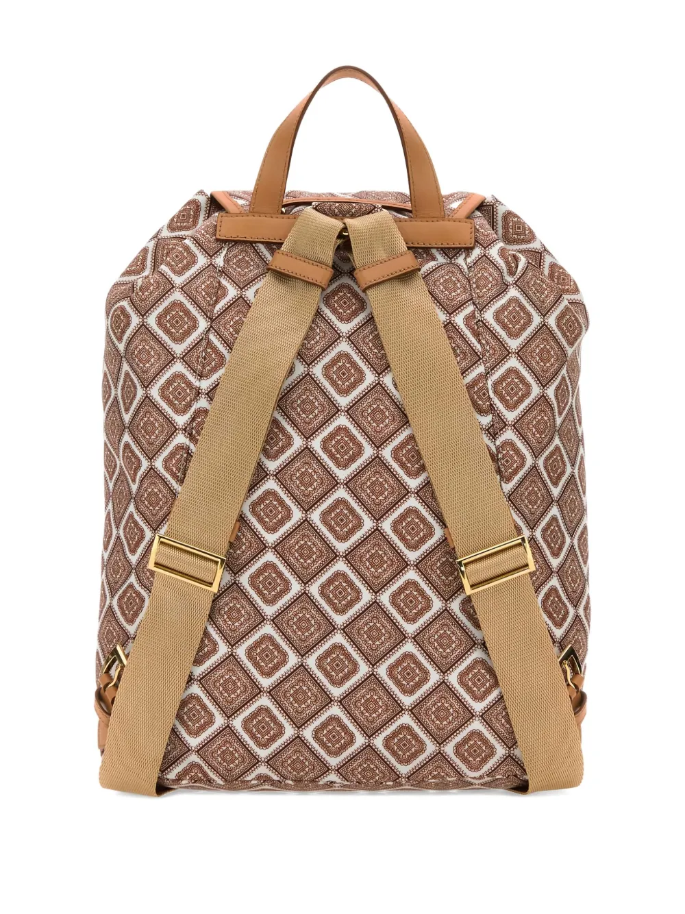 Prada geometric-pattern backpack Bruin