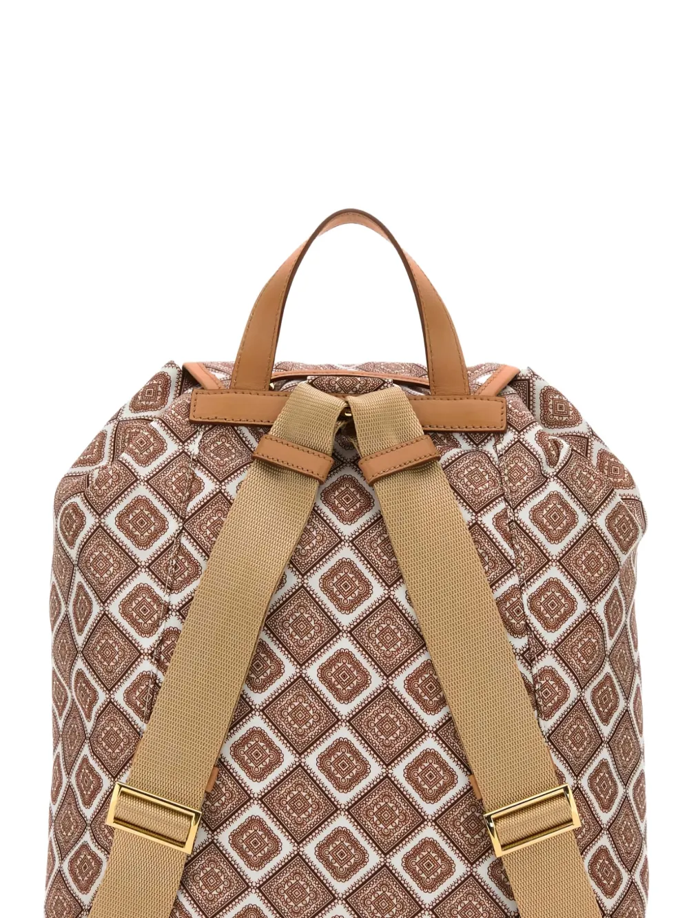 Prada geometric-pattern backpack Bruin