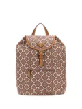 Prada geometric-pattern backpack - Brown