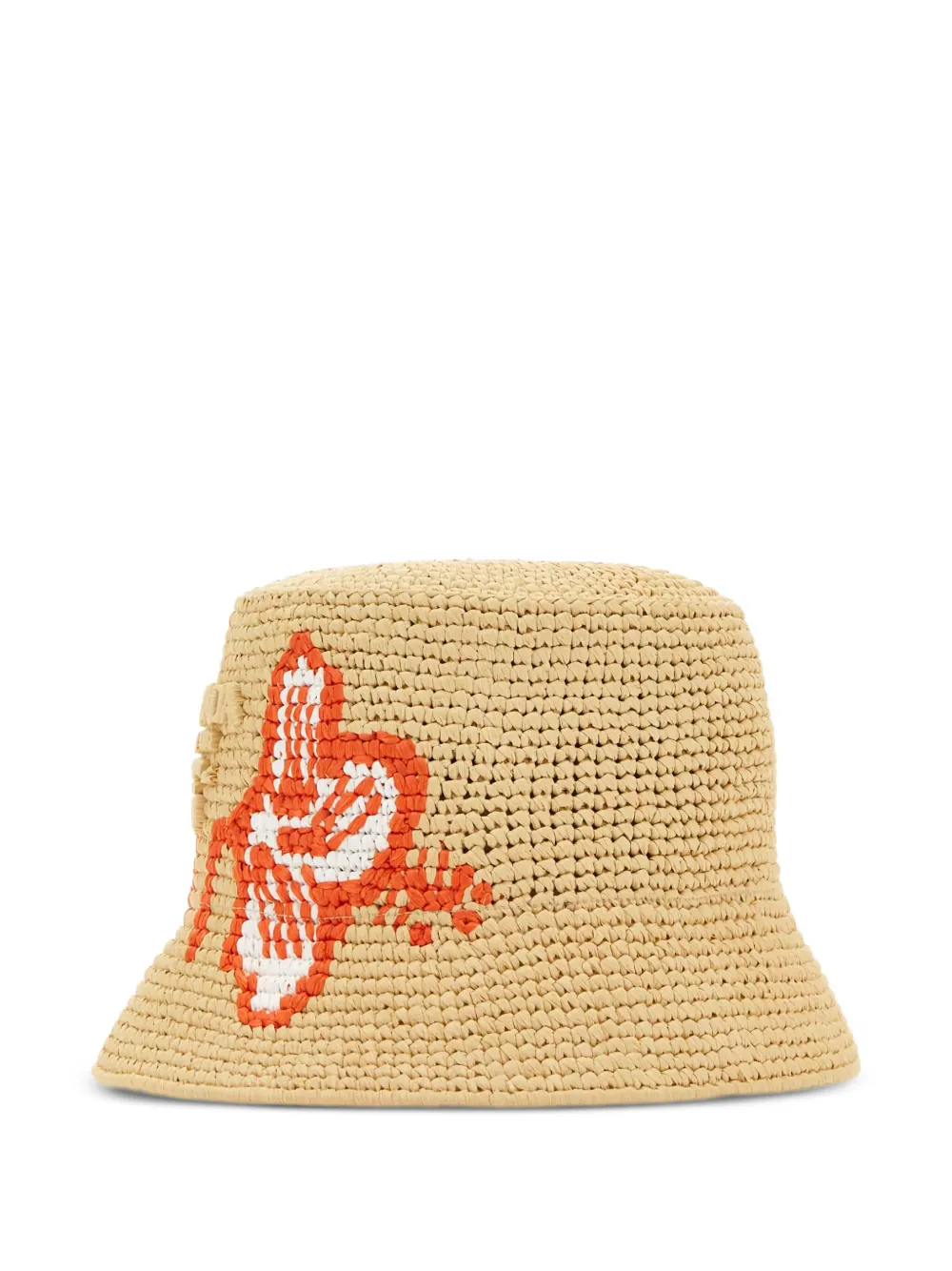 Prada crochet bucket hat Beige