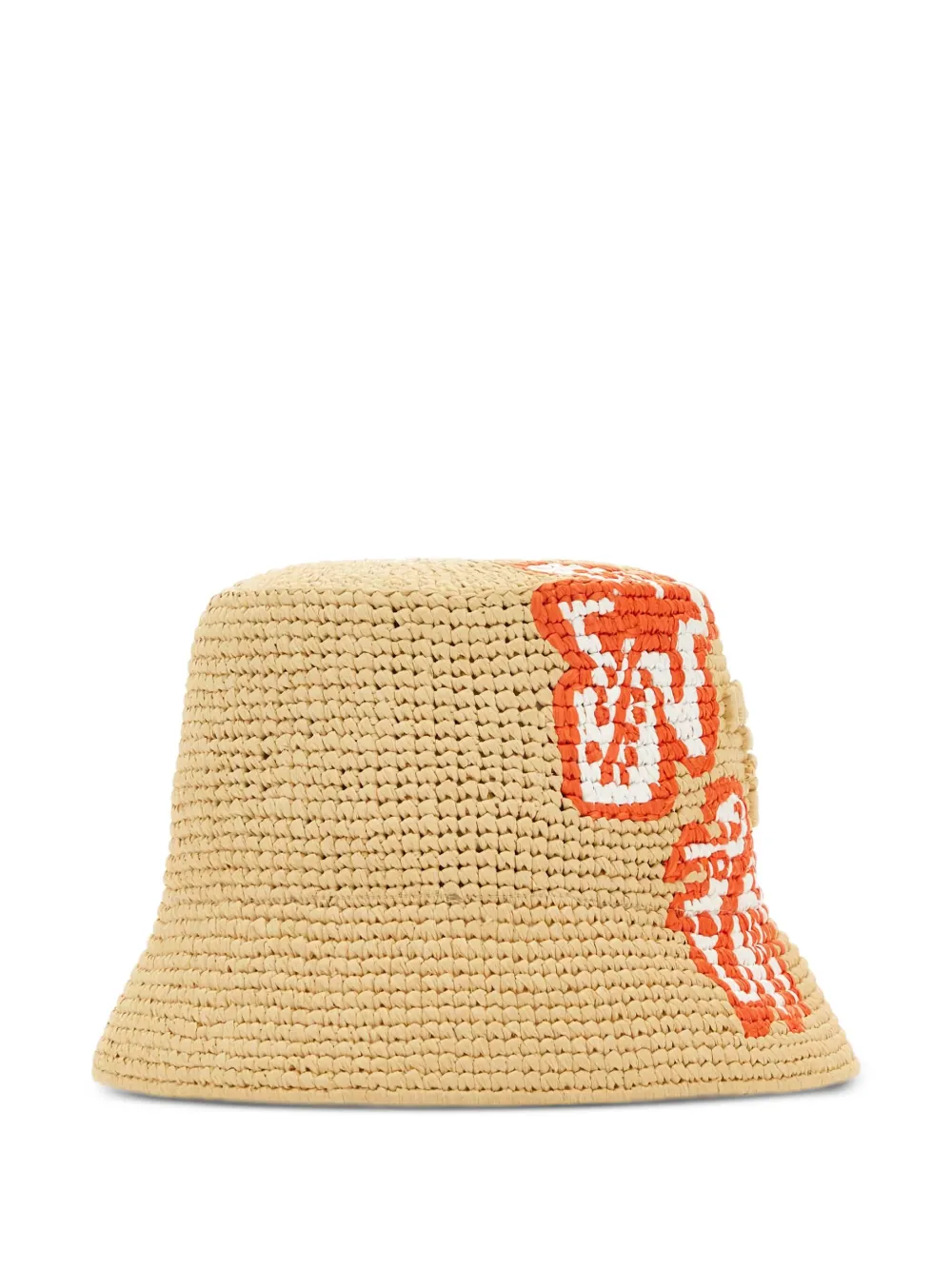 Prada crochet bucket hat Beige