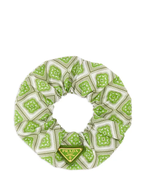 Prada printed twill scrunchie