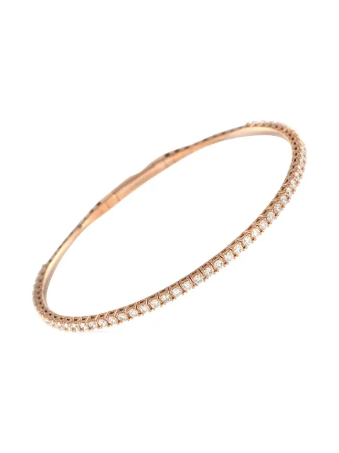 LB Exclusive 14K rose gold Eternity diamond bangle bracelet