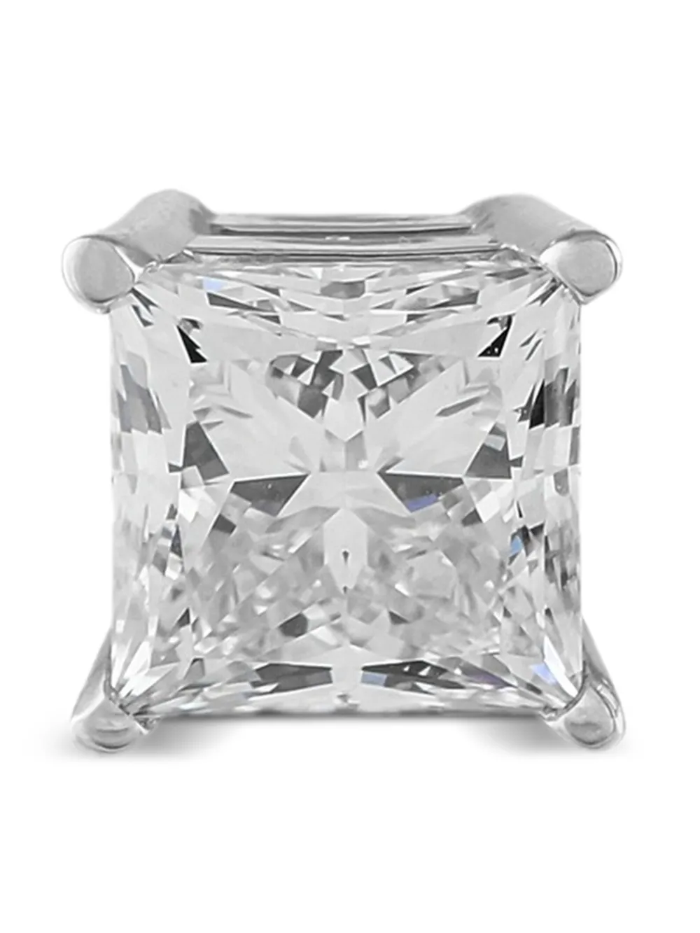 LB Exclusive 14K white gold diamond earrings | Image 2