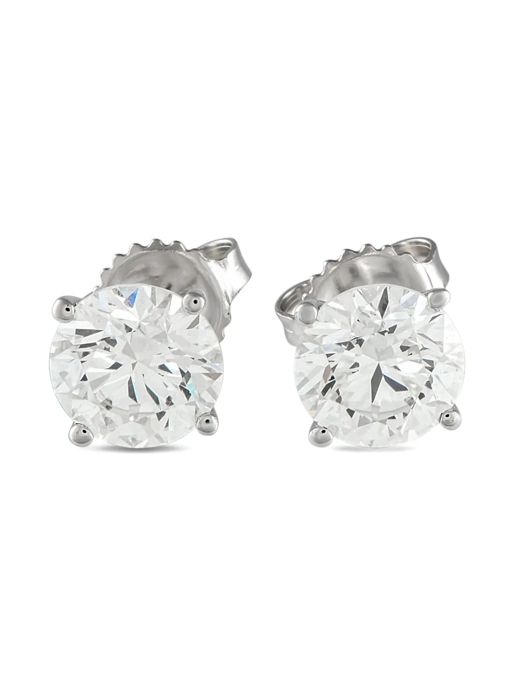 LB Exclusive ダイヤモンド ピアス 14Kホワイトゴールド - シルバートーン LB Exclusive ダイヤモンド ピアス 14Kホワイトゴールド - シルバートーン