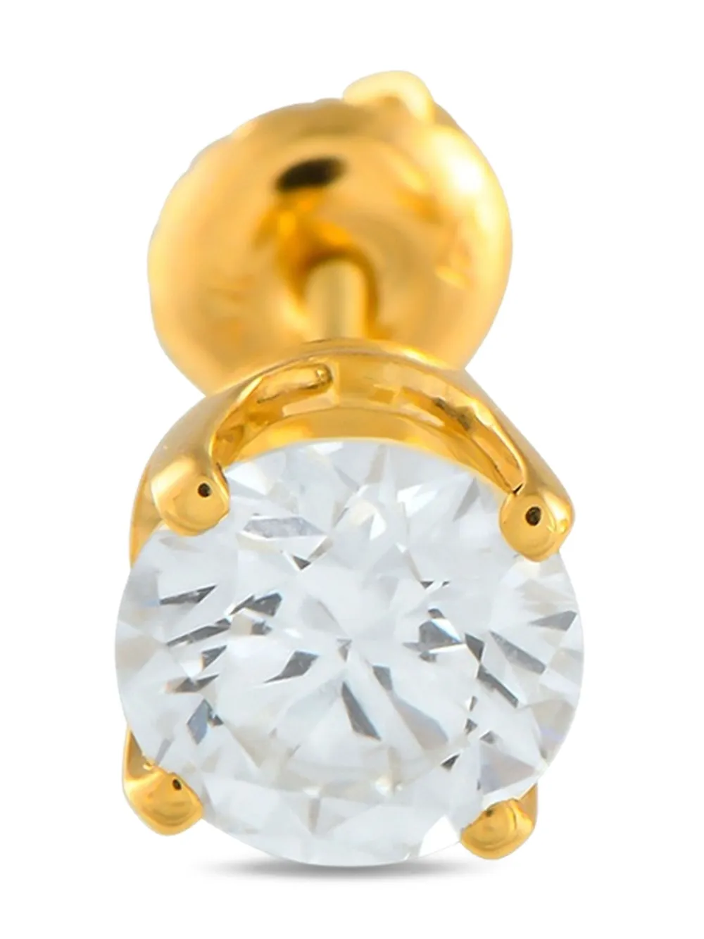 LB Exclusive ダイヤモンド ピアス 14Kイエローゴールド - ゴールドトーン LB Exclusive ダイヤモンド ピアス 14Kイエローゴールド - ゴールドトーン