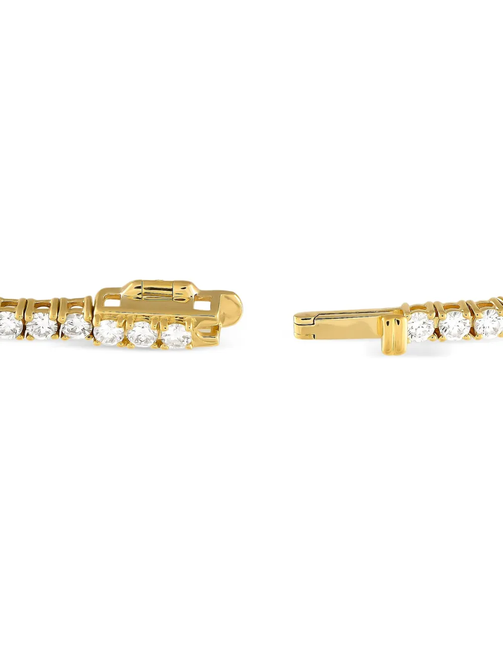 LB Exclusive 14K yellow gold Tennis diamond bracelet | Image 2