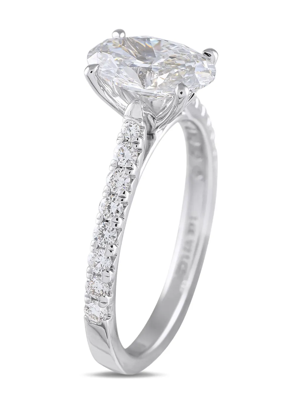LB Exclusive 14K white gold diamond ring - Argento