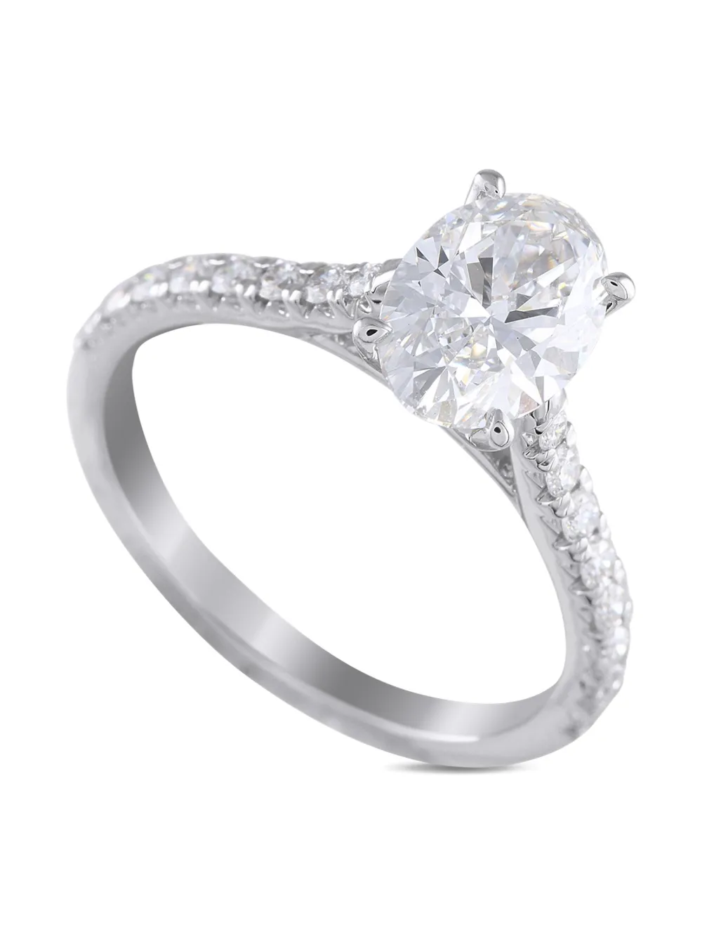 LB Exclusive 14K white gold diamond ring | Image 2