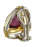 HStern 18K yellow gold Tourmaline triangular earrings - Silver