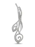 LB Exclusive 18K white gold diamond brooch - Silver