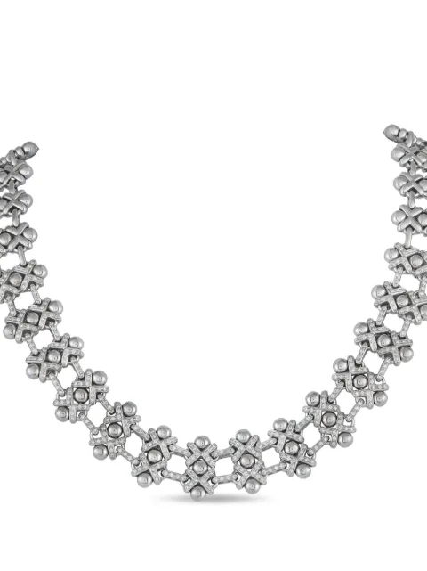 Roberto Coin Pre-Owned collar en oro blanco de 18kt con diamantes